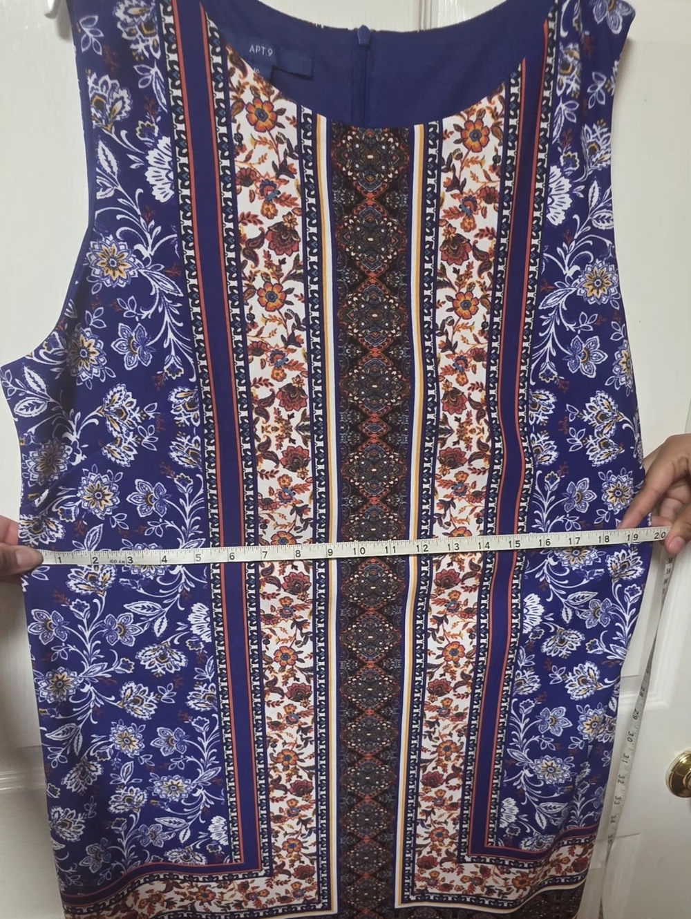 "Batch of 2 Apt dresses 9.Size XL/16 - Paisley and Fuchsia print" - Picture 13 of 16